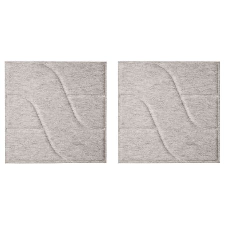 Звукопоглощающая панель, украшение, серый, 41x41 см IKEA NÄVERHÄGG 604.925.18