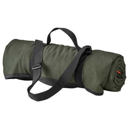 Покрывало для пикника, насыщенный зеленый/черный 130x170 см IKEA FJÄLLMOTT ФЬЕЛЛЬМОТТ 104.933.89