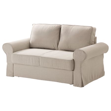 Диван-кровать 2-местная БАККАБРУ / МАРИЕБЮ, Рисане неокрашенный