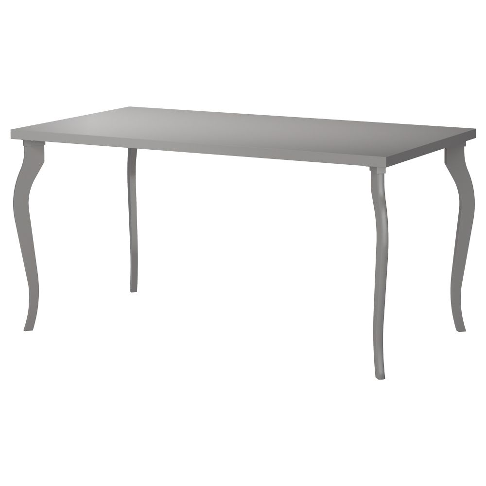 Стол ЛИННМОН / ЛАЛЛЕ, серый (150x75 см) - фото 1