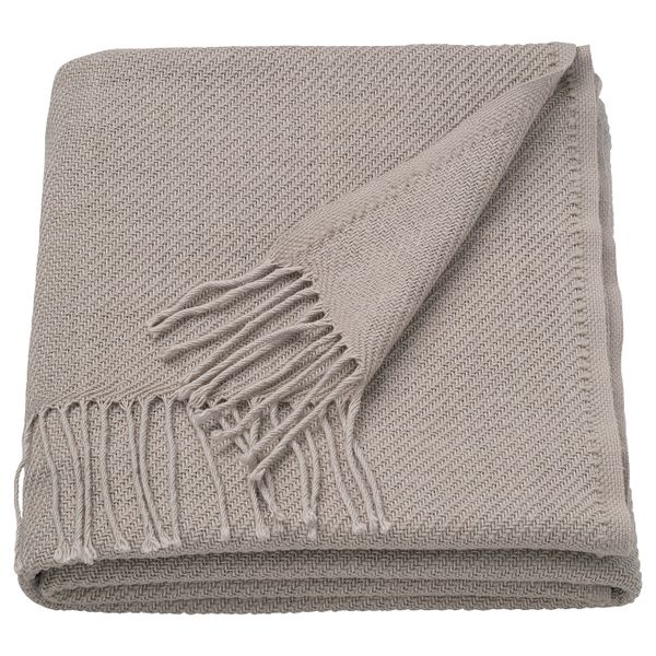 Плед, бежевый 150x200 см IKEA GULKLINT ГУЛЬКЛИНТ 805.310.57 - фото 1