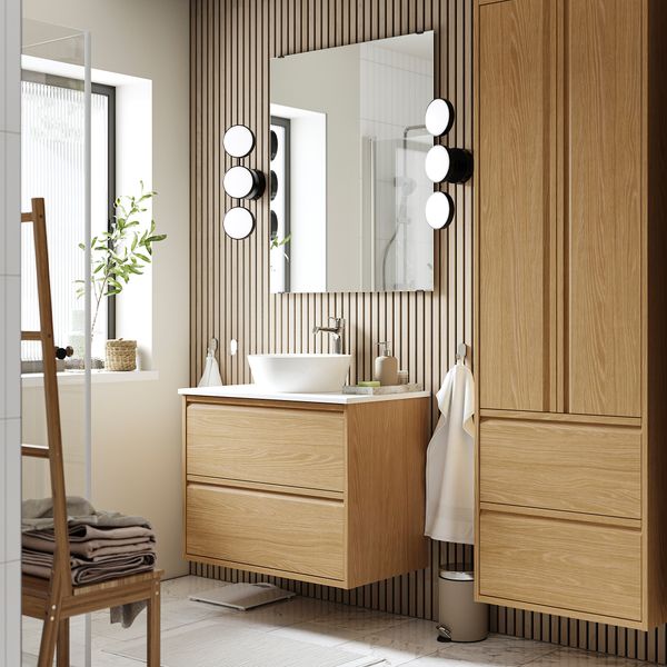 Шкаф с ящиками, раковина, смеситель IKEA KATTEVIK КАТТЕВИК, ÄNGSJÖN 895.214.12 - фото 3