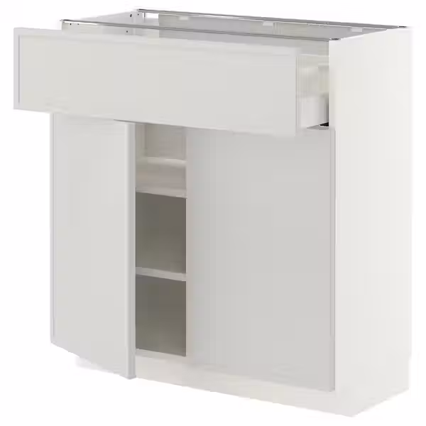 METOD / MAXIMERA Напольный шкаф с ящиком/2дверцами - фото 1