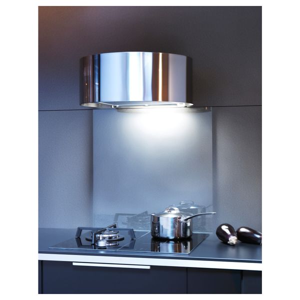 Колпак вытяжного шкафа стенного крепления УДДЕН, нержав сталь - фото 5