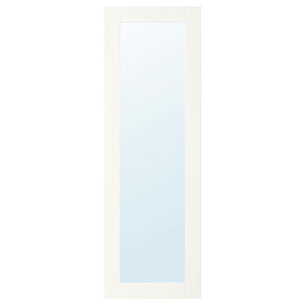 Зеркальная дверь, белый 40x120 см IKEA RIDABU РИДАБУ 603.861.55 - фото 1