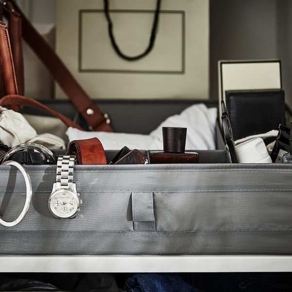 Ящик с отделениями, темно-серый 44x34x11 см IKEA SKUBB СКУББ 704.729.68 - фото 3