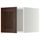 Верхний шкаф МЕТОД, белый, Эдсерум коричневый (40x40 см)