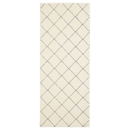 Ковер, белый, бежевый 80x150 см IKEA ARNAGER АРНАГЕР 204.271.34