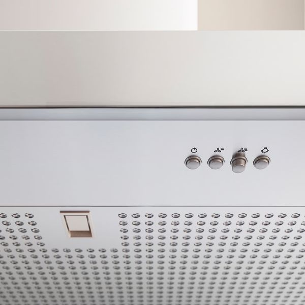 NILSBYN Вытяжка кухонная стен креп (колпак) - ИКЕА 300 белый 60 см - фото 4