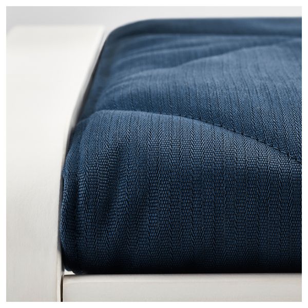 Табурет для ног ПОЭНГ, белый, Эдум темно-синий - фото 3