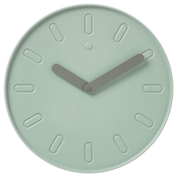 Настенные часы СЛИПСТЕН, зеленый (35 см) - фото 1