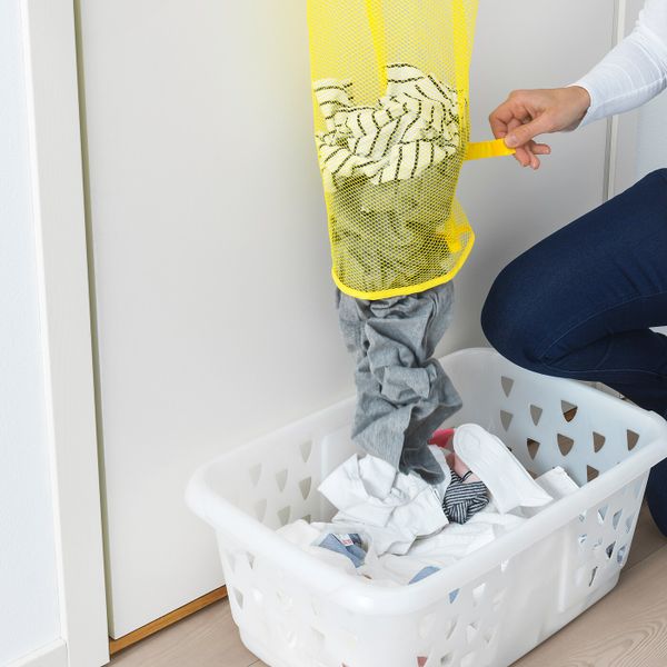 Корзина с мячом/мешок на дверь IKEA ЛУСТИГТ 503.650.59 - схема-чертеж с размерами