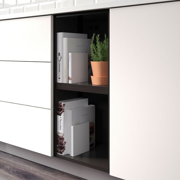 Открытый шкаф, антрацит 40x37x40 см IKEA TUTEMO ТУТЕМО 803.514.90 - фото 3