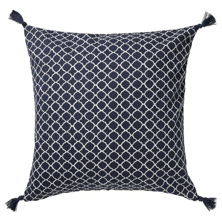 Чехол на подушку, синий-белый 50x50 см IKEA CITRUSTRÄD ЦИТРУСТРЭД 905.017.81