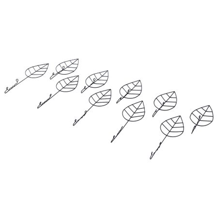 Украшение для абажура, 10 шт. ЭДСВАЛЛА, лист