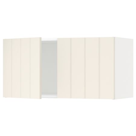 Навесной шкаф с 2 дверями, белый/Хитарп белый с оттенком 80x40 см IKEA METOD МЕТОД 692.264.93
