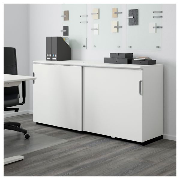 Шкаф с раздвижными дверцами ГАЛАНТ, белый (160x80 см) - фото 2