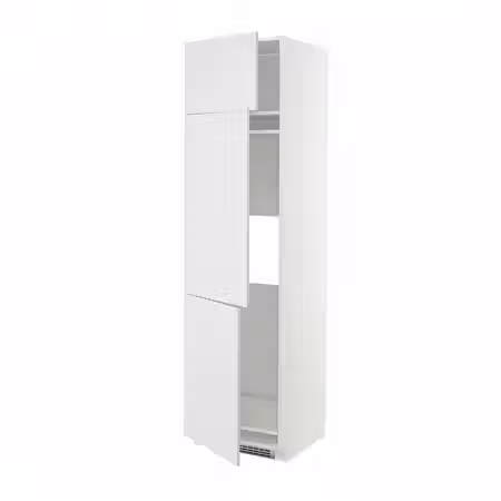 METOD Высокий шкаф д/холод/мороз/3 дверцы