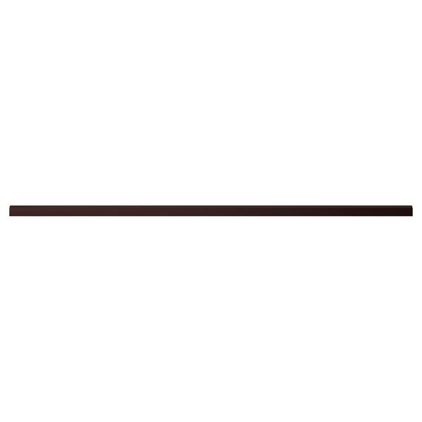 Карниз декоративный профилированный ЛАКСАРБИ, черно-коричневый (221 см) - фото 1