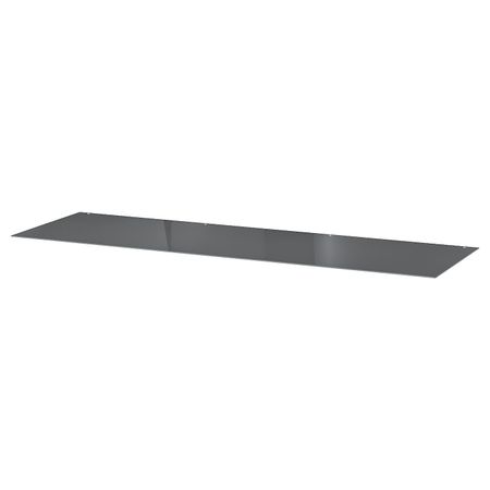 Стеклянная столешница, прозрачный серый 160x48 см IKEA MALM МАЛЬМ 904.300.05