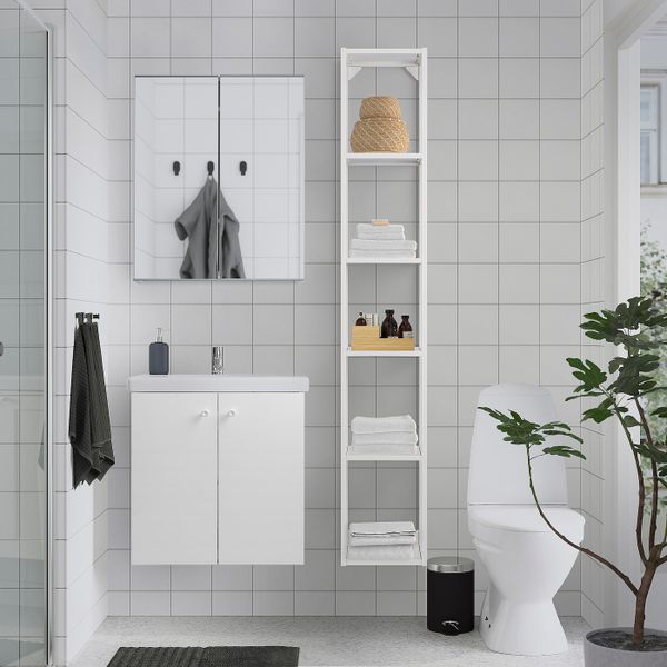 IKEA в интерьере ванной - схема-чертеж с размерами