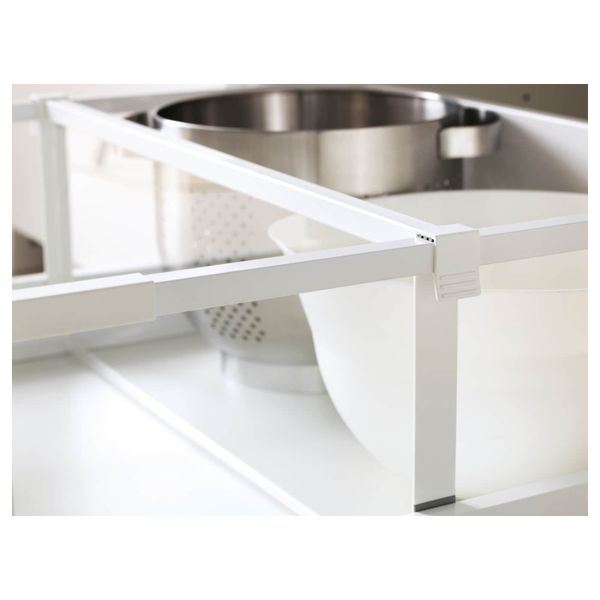 Разделить для высокого ящика, белый/прозрачный 60 см IKEA MAXIMERA МАКСИМЕРА 203.677.43 - фото 2