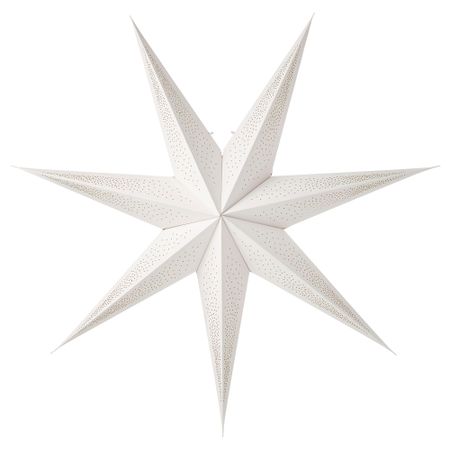 Абажур, 90 см, орнамент «точки» белый IKEA STRÅLA СТРОЛА 805.633.74