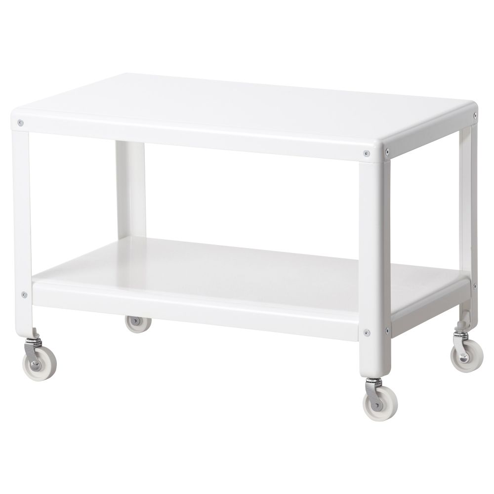 Журнальный стол ИКЕА ПС 2012, белый (70x42 см) - фото 1