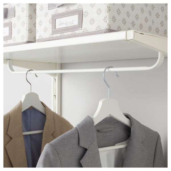 Настенная шина, полки, полка для обуви АЛЬГОТ, белый (76x41x199 см) - фото 4