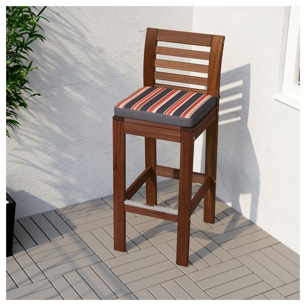 Барный стул, садовый ЭПЛАРО, коричневая морилка - фото 7