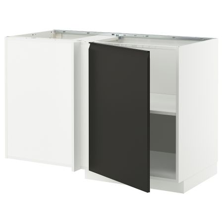 Угловой напольный шкаф с полкой IKEA METOD МЕТОД 295.850.44