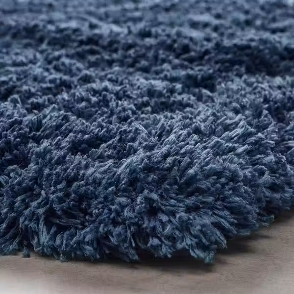 ALMTJÄRN Коврик в туалет - темно-синий 55x60 см - фото 2