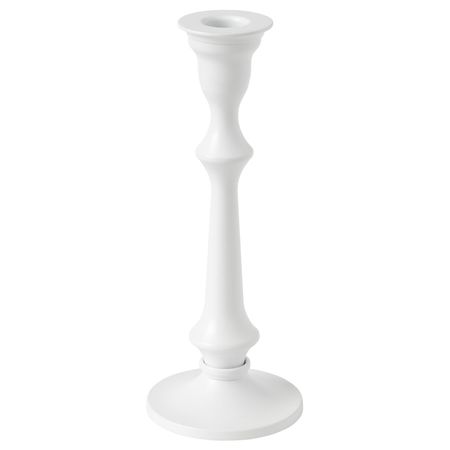 Подсвечник, белый 20 см IKEA FLERTYDIG ФЛЕРТИДИГ 104.979.43