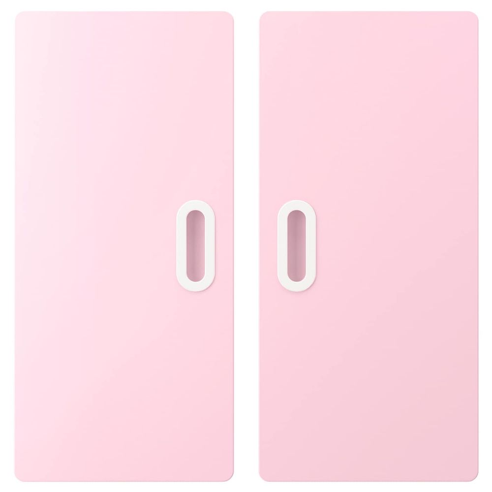 Дверь, светло-розовый 60x64 см 2 шт IKEA FRITIDS ФРИТИДС 203.867.94 - фото 1