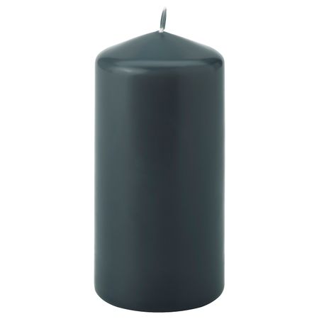 Неароматическая свеча формовая, темно-серый 14 см IKEA DAGLIGEN ДАГЛИГЕН 304.967.54