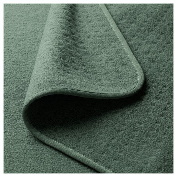 Плед ЮППЕРЛИГ, темно-зеленый (130x170 см) - фото 4