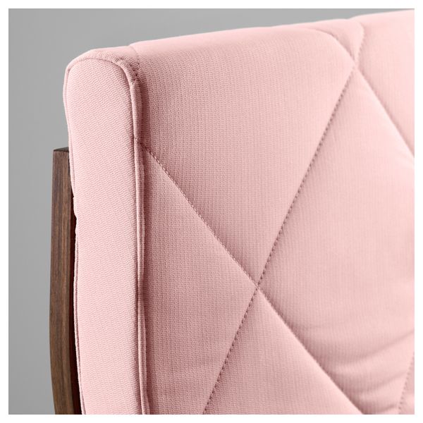 Кресло ПОЭНГ, коричневый, Эдум розовый - фото 4