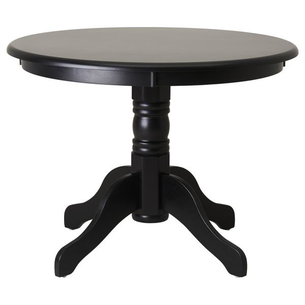 Стол ЛИДИНГБИ, черный (100 см) - схема-чертеж с размерами