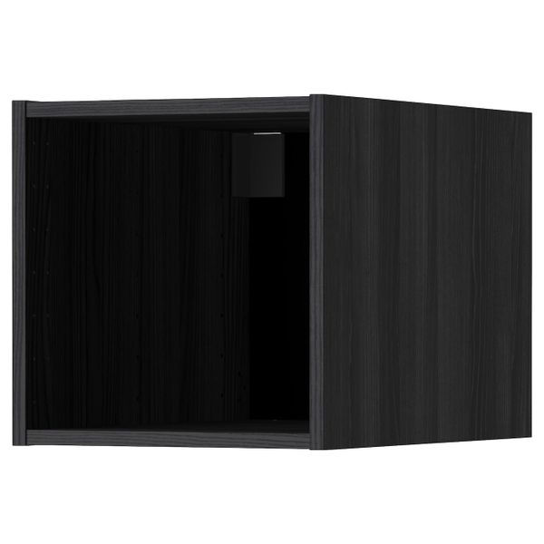 Верхний шкаф, под дерево черный 40x60x40 см IKEA МЕТОД 103.680.45 - схема-чертеж с размерами