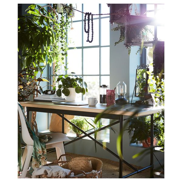 Стул, белый, бежевый IKEA ODGER ОДГЕР 203.599.98 - фото 5