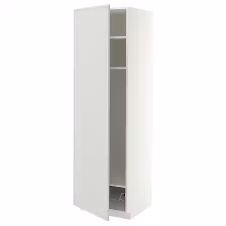 METOD Выс шкаф с полками/проволоч корзин