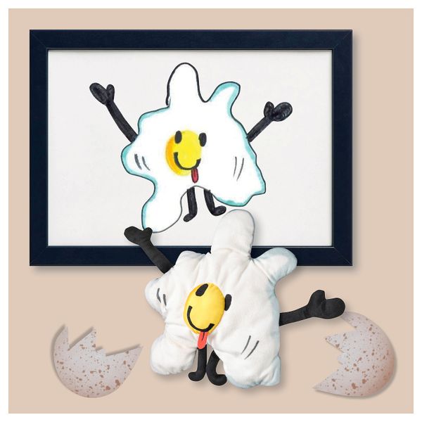 Мягкая игрушка, глазунья/разноцветный IKEA SAGOSKATT 2021 САГОСКАТТ 2021 405.181.52 - фото 6