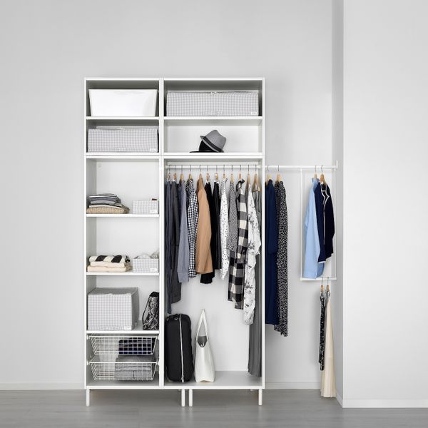 Гардероб, белый/Фоннес белый 175-200x57x251 см IKEA OPPHUS ОПХУС 592.401.64 - фото 4