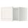 Верхний шкаф на холодильник, морозильник МЕТОД, белый, Лаксарби белый