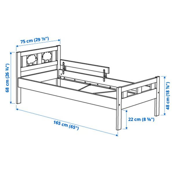 IKEA, дополнительный ракурс - схема-чертеж с размерами