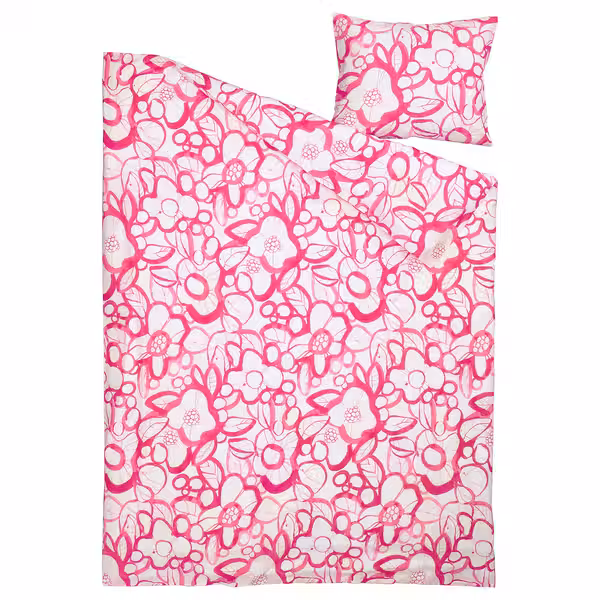 HÄRLIR Пододеяльник и наволочка - схема-чертеж с размерами