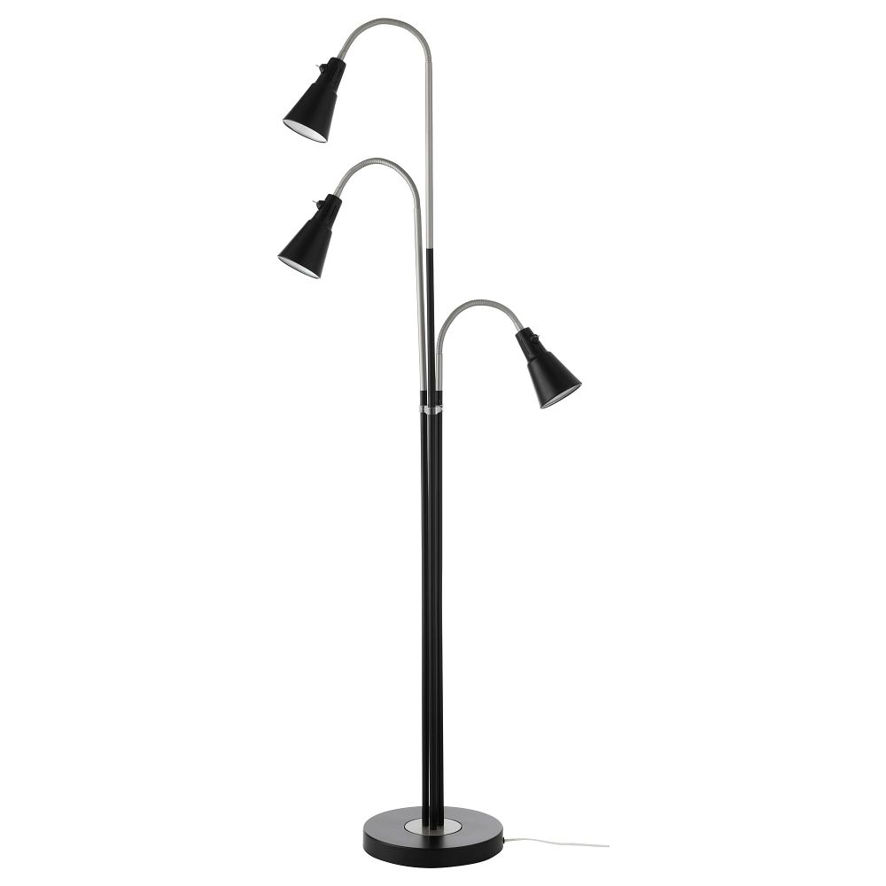 Светильник напольный с 3 лампами КВАРТ, черный - фото 1