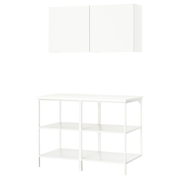 Комбинация для хранения, белый, 123x63.5x207 см IKEA BEGIVENHET БЕГИВЕНХЕТ 995.481.14 - фото 2
