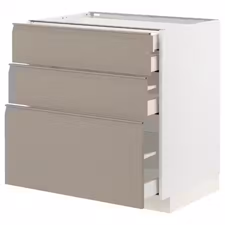 METOD / MAXIMERA Нплн шк 3 фасада/2низ/1срд/1выс ящ