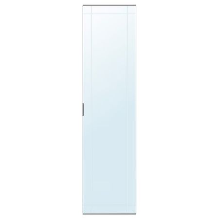 KAMMARTORP КАММАРТОРП Зеркальная дверь - серый 50x195 см